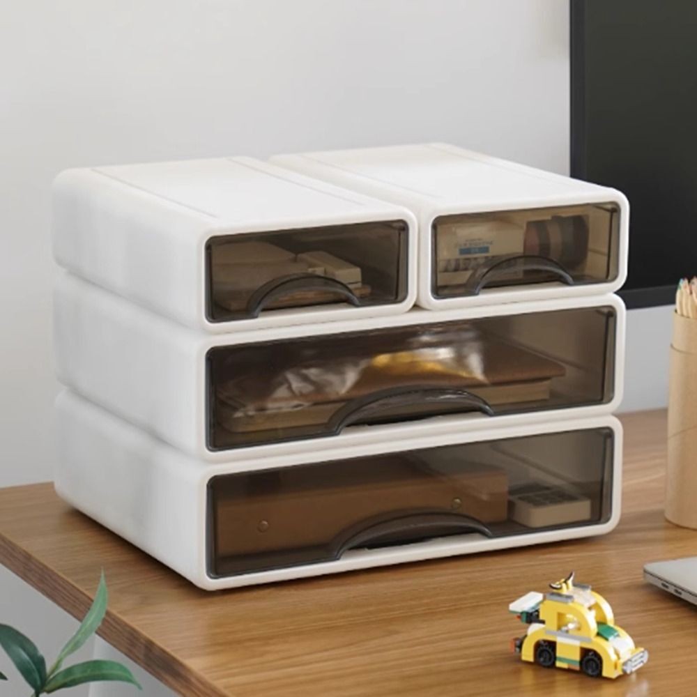 Storage Drawers Desk Organizer Box Desk Stationery Drawer Toiletries Storage