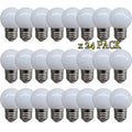 24 Pcs Globe G45 LED 3W Plastic  Bulb E27 Screw For Festoon String Light