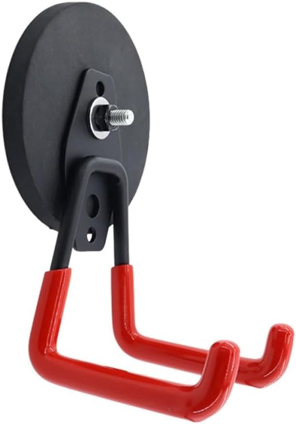 Heavy-Duty Magnetic Double-Claw Hook,Strong Magnetic Tool Holder for Garage Wall