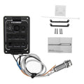4 Band 301 EQ Tuner Piezo Mic Presys Blend Acoustic Guitar Pickup Preamp