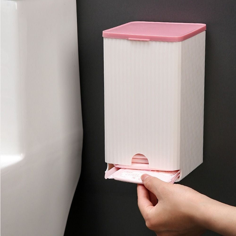 Water-proof Feminine Products Storage Box Wall Mounted Tampon Holder  Bathroom