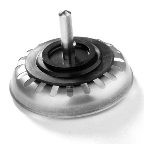 2x Stainless Steel Replacement Kitchen Sink Drain Strainer Drainer Waste Plug