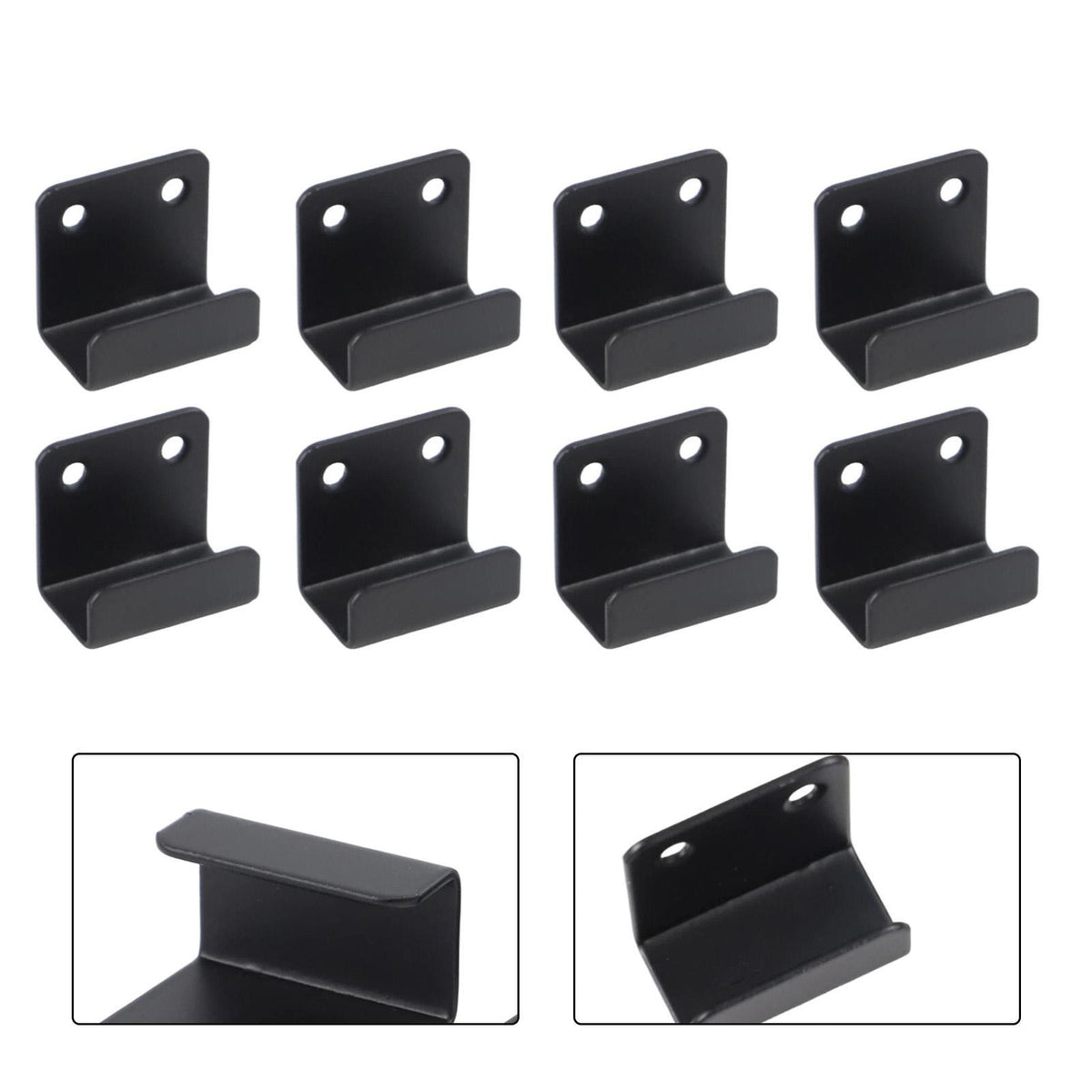 8XAdjustable Ceramic Tile Display Bracket Holder J Hooks Load Capacity 60kg