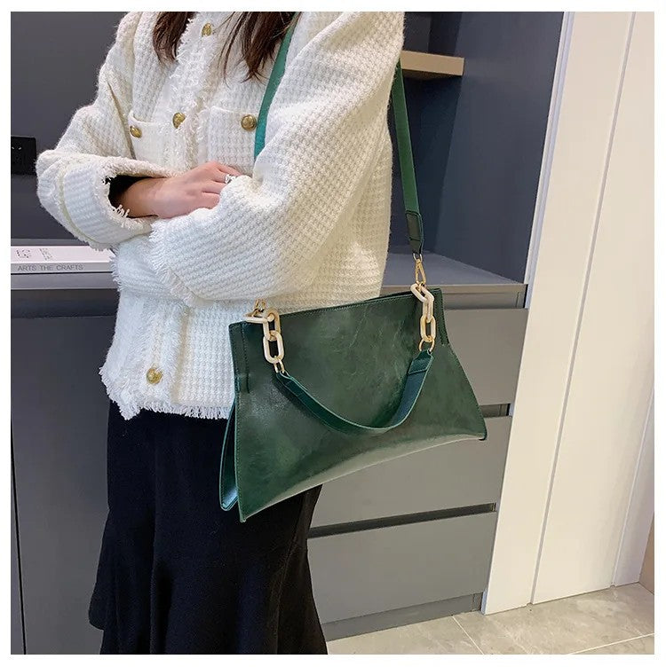 Women’s Everyday Large Tote Bag – Soft PU Leather Shoulder & Crossbody Handbag.