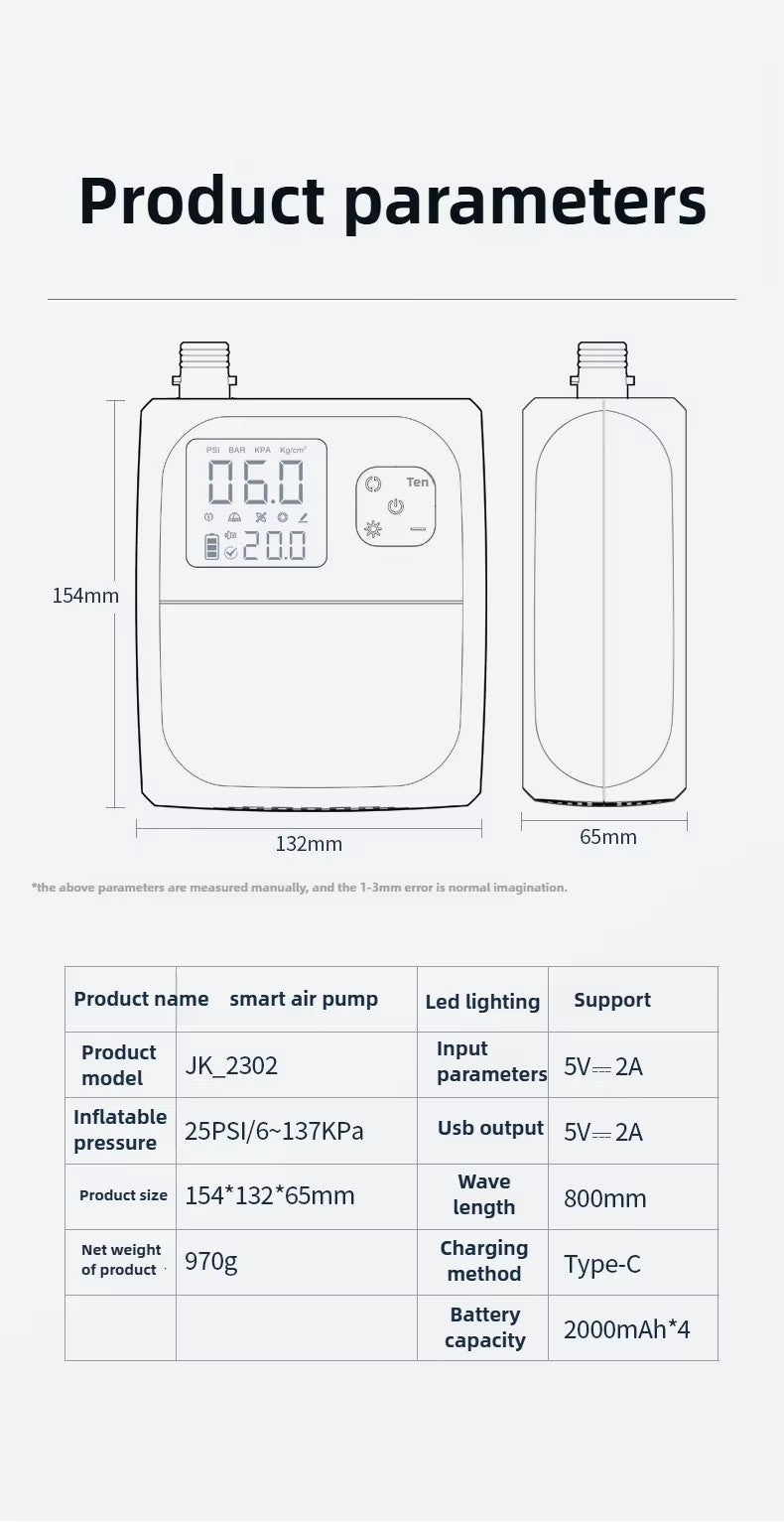 [NEW][UK Seller]Portable Battery SUP Electric Pump 25PSI Paddle Board Inflation