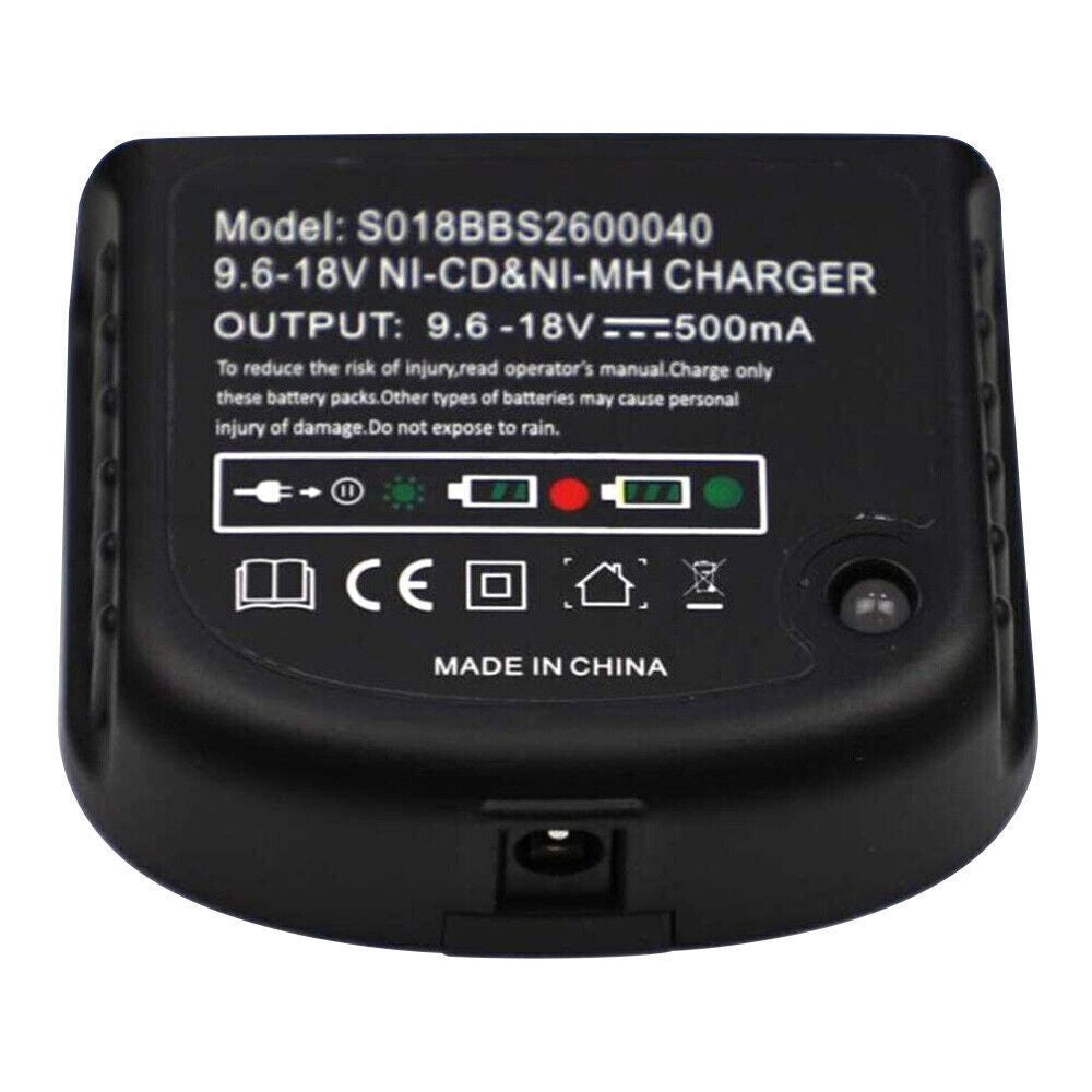 For Black Decker A1718 A12 FSB18 BPT1048 FS120BX HPB18 Ni-MH Battery Charger