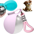 Foldable Pet Water Bottle for Travel, 2 in 1 Portable Dog Water Bottle with Bowl