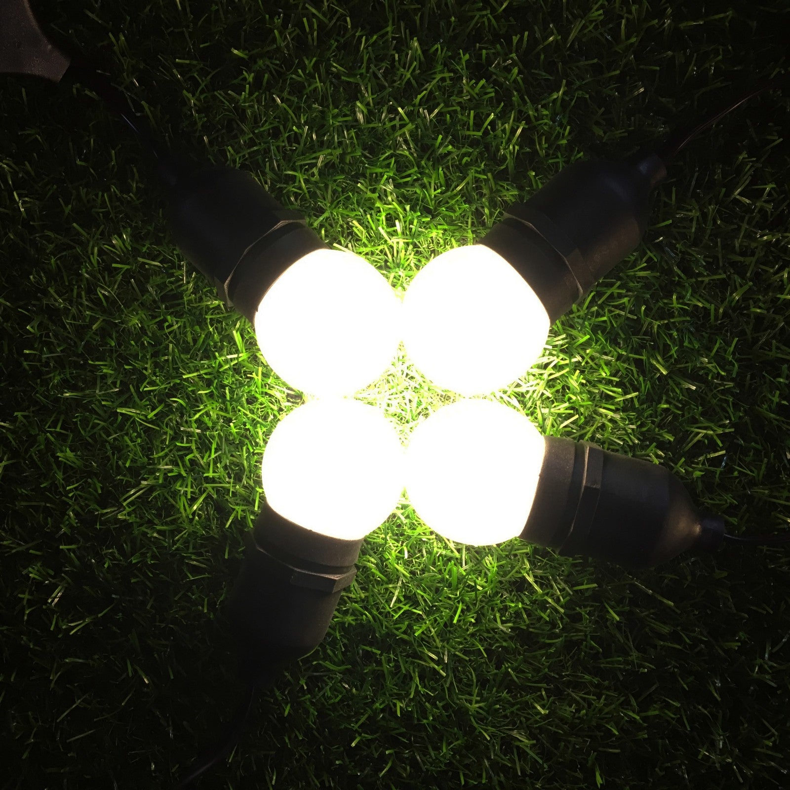 24 Pcs Globe G45 LED 3W Plastic  Bulb E27 Screw For Festoon String Light