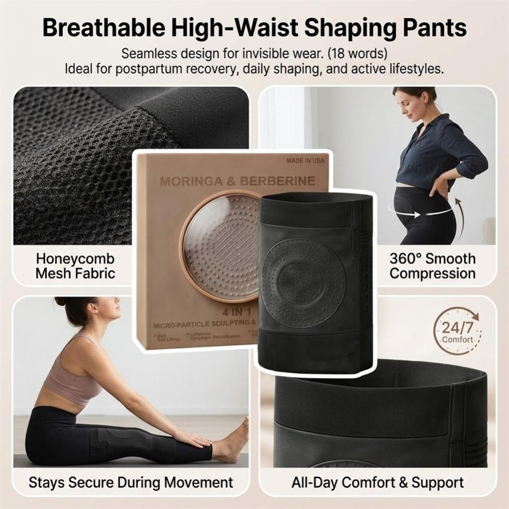 Thermogenic Fat-Burning Sculpting Shorts, 4-in-1 Fat-Burn Shorts Tummy Control