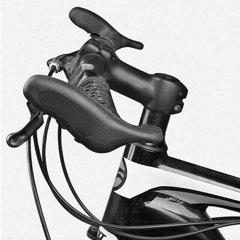 1 Pair Ergonomic Bar End Handlebar Grips Cycling Bicycle Mountain Bike MTB MC