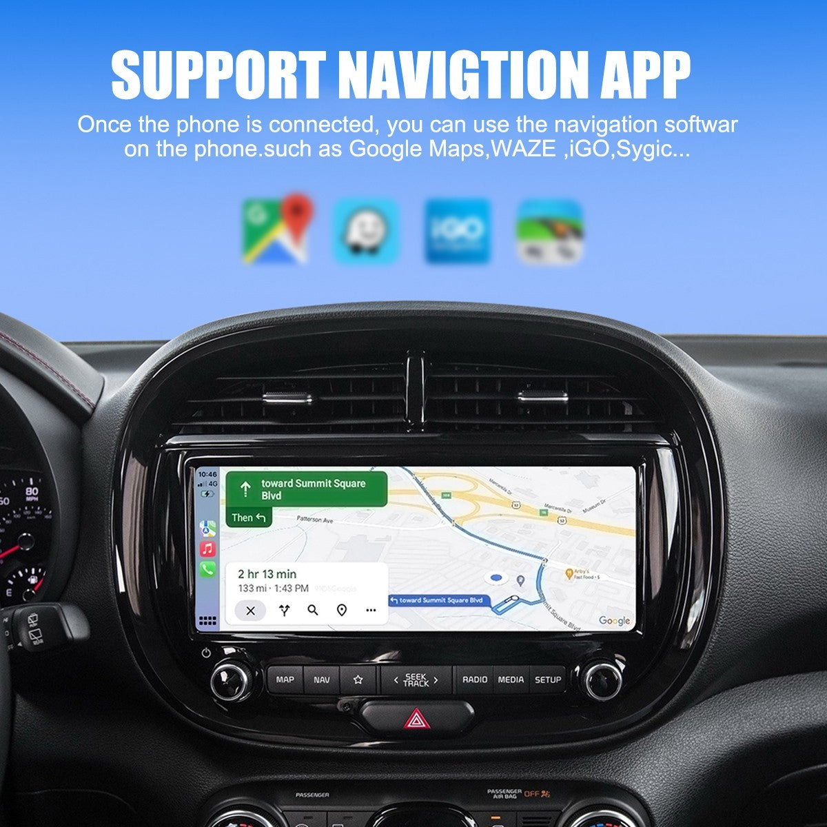2025 USB Wireless CarPlay Adapter For iPhone Apple Wireless Dongle Plug ＆Play-UK
