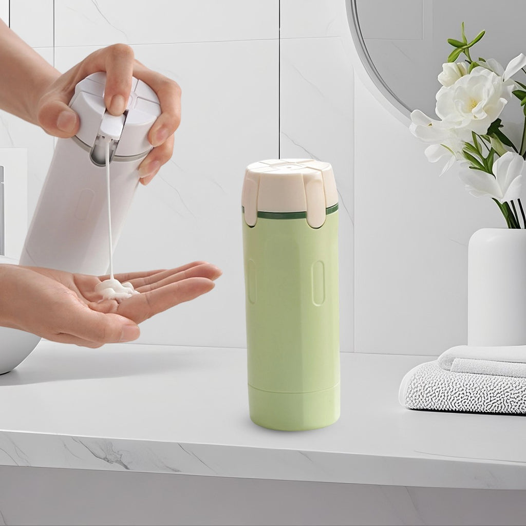 4 Pack Dispenser  30ML Travel Bottles for Toiletries Containers 4 in 1 Travel
