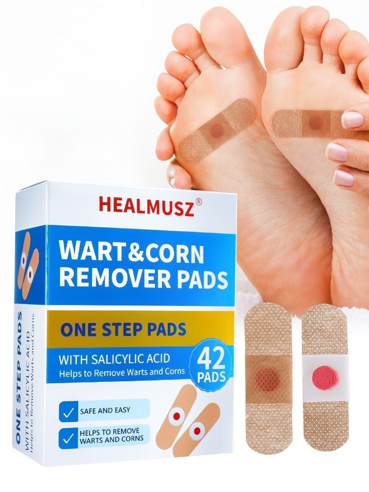 42 Pads Corn Removal Plasters Protective Foot Plaster Pads Patches Wart Plantar