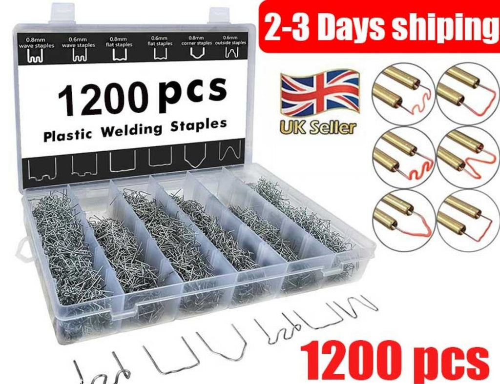 Plastic Repair Welder Hot Staples Gun 1200pcs For Car Bumper Fender Welding
