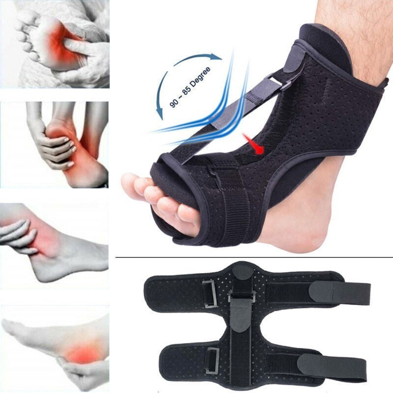 Adjustable Plantar Fasciitis Night Splints Foot Drop Orthotic Brace Night UK