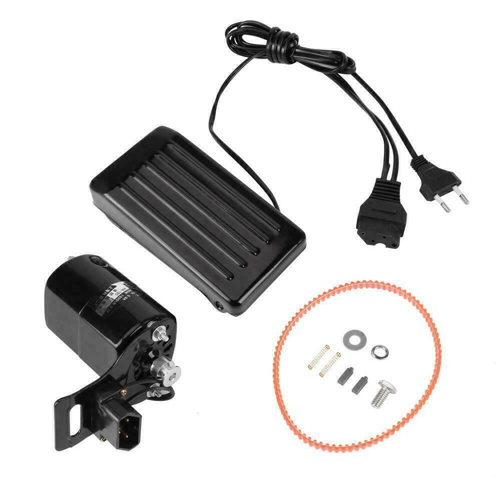 220V Sewing Machine Motor W/Foot Pedal For Domestic Old Sewing Machine 180W 0.9A