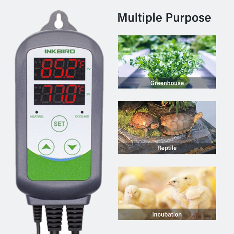 Temperature Controller Thermostat 308 Brew Wine Making Greenhouse Germination UK