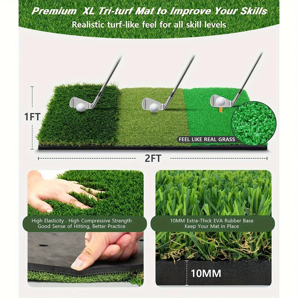 10x7ft Golf Practice Net Hitting Aid Training Driving Chipping Indoor Outdoor UK