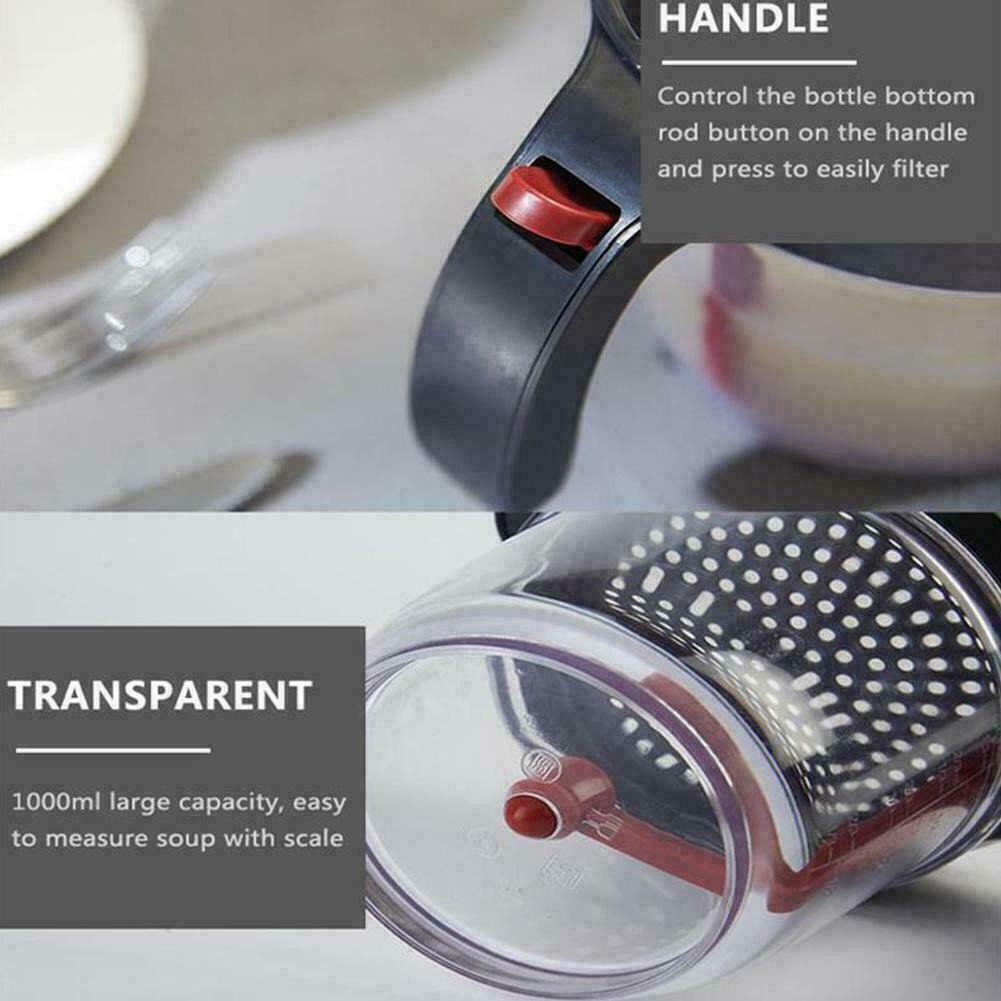 Fat Separator with Strainer Filter Gravy Fat Separator With Bottom Release