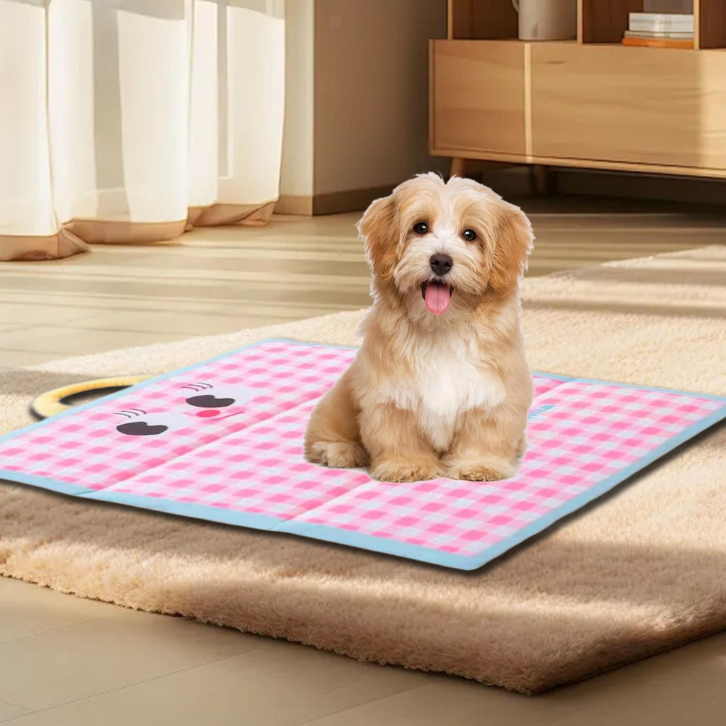 Pet Cooling Mat Sleeping Bed Cushion Versatile Puppy Indoor Outdoor Portable