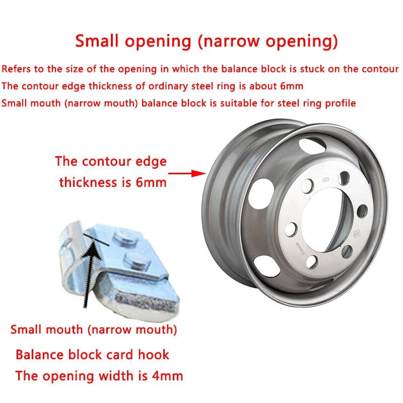 160PCS Alloy & Steel Knock On Wheel Balance Weights 5g-30g Fit For Wheel Rims