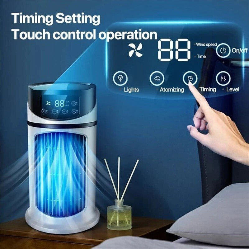 Updated Portable Air Fan Unit Purifier Desk Bedroom