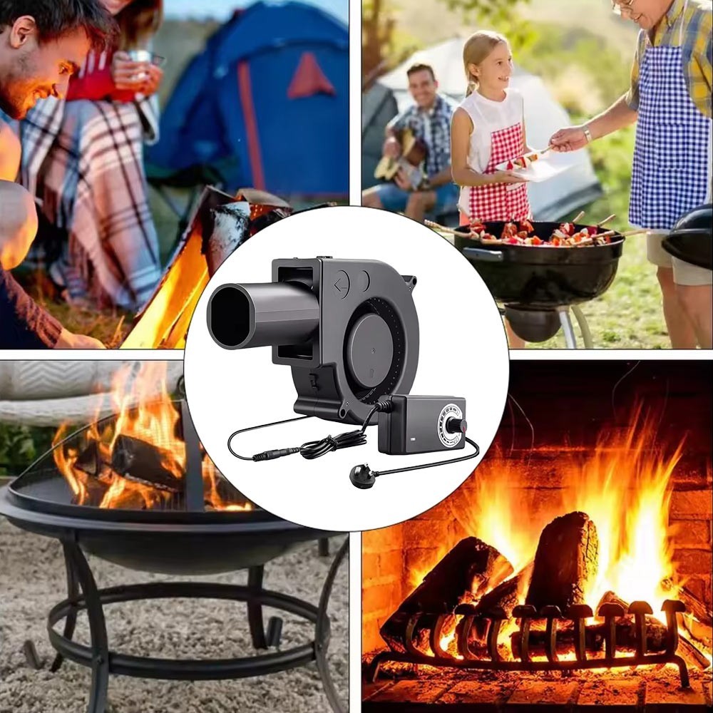 Adjustable 12V 2A Blower fan For BBQ Heater Blower Air blower Cooking Machine UK