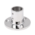 Boat Rail Fitting 1" Tube 25mm Stanchion Round Base Marine Stainless Steel