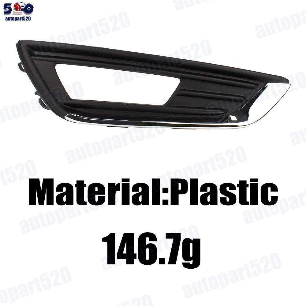 For Ford Focus 2015-2018 Chrome Front Bumper Fog Light Grille Cover Trim RIGHT