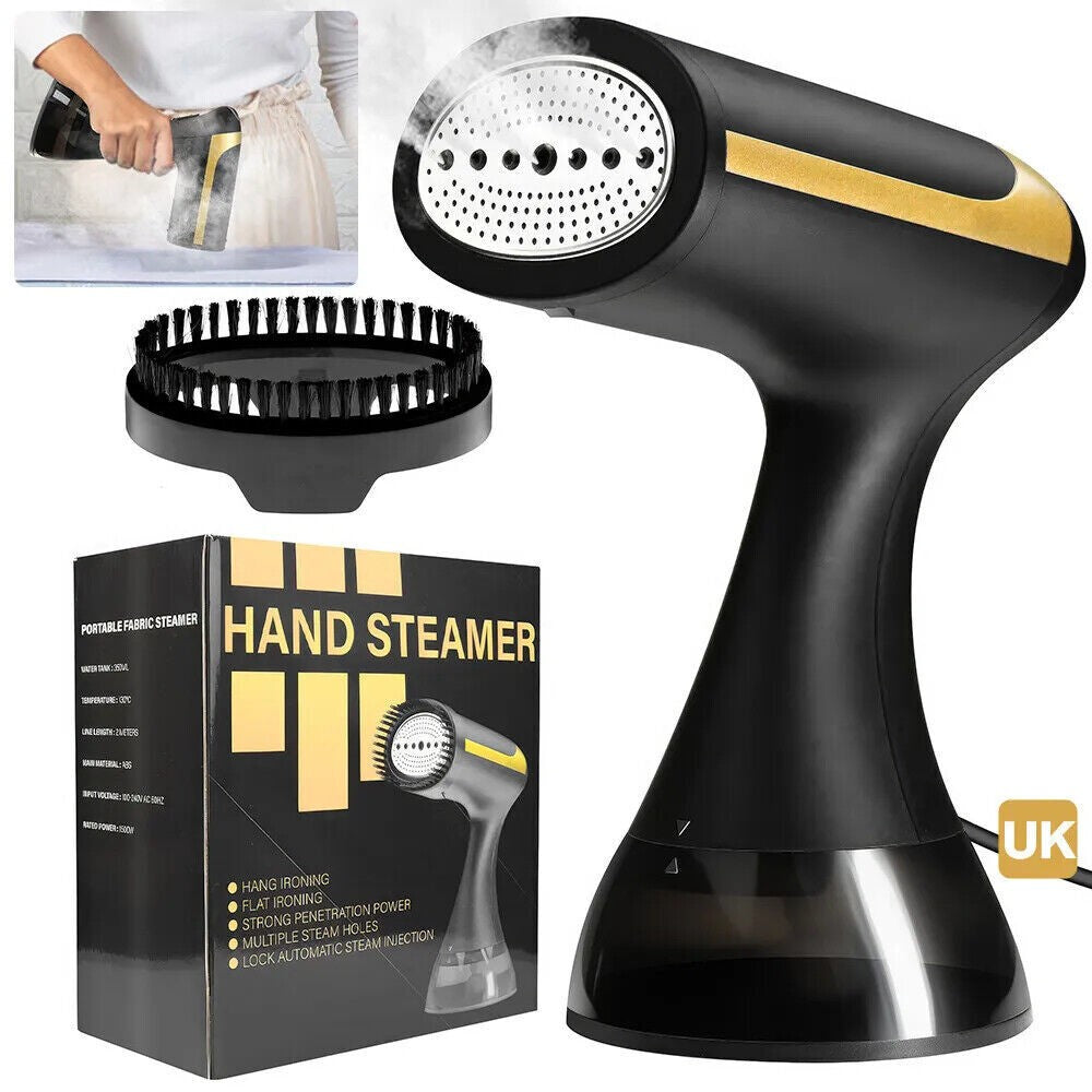 Handheld Clothes Steamer 1500W Powerful Portable Travel Garment Heat Iron Fabric