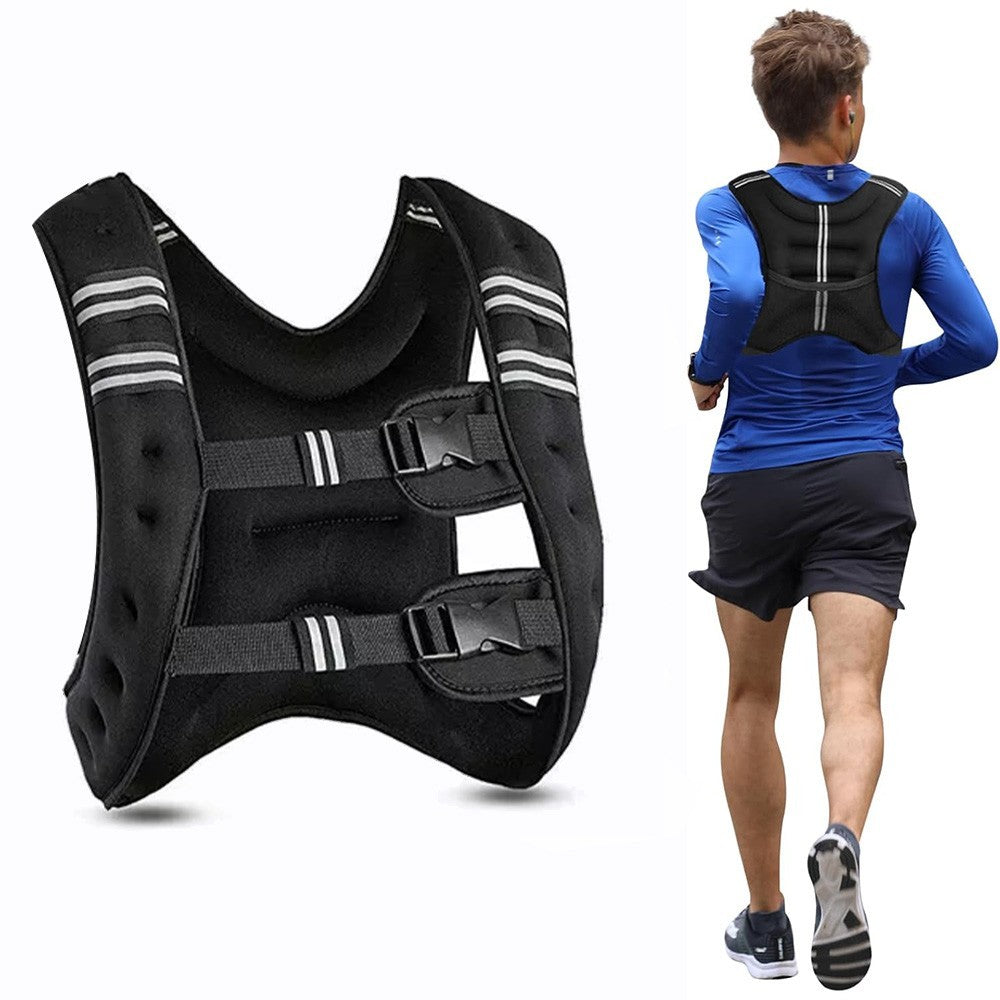 10KG Weighted Vest Gym Exercise Fitness Strength Sport Training Running Diet Los