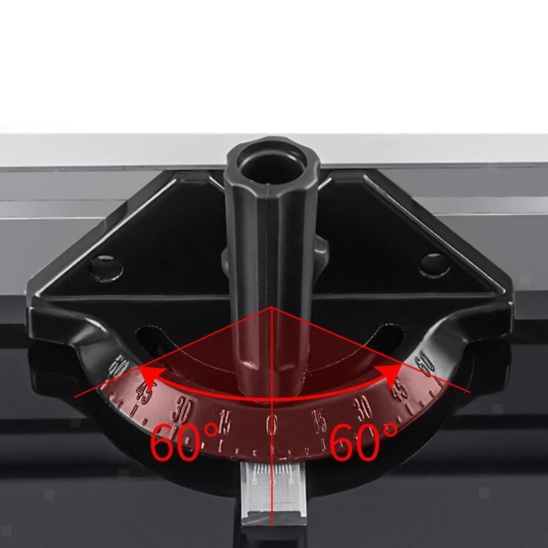 Miter Gauge Precision Table Saw Push Rule Aluminum Fence Accessories