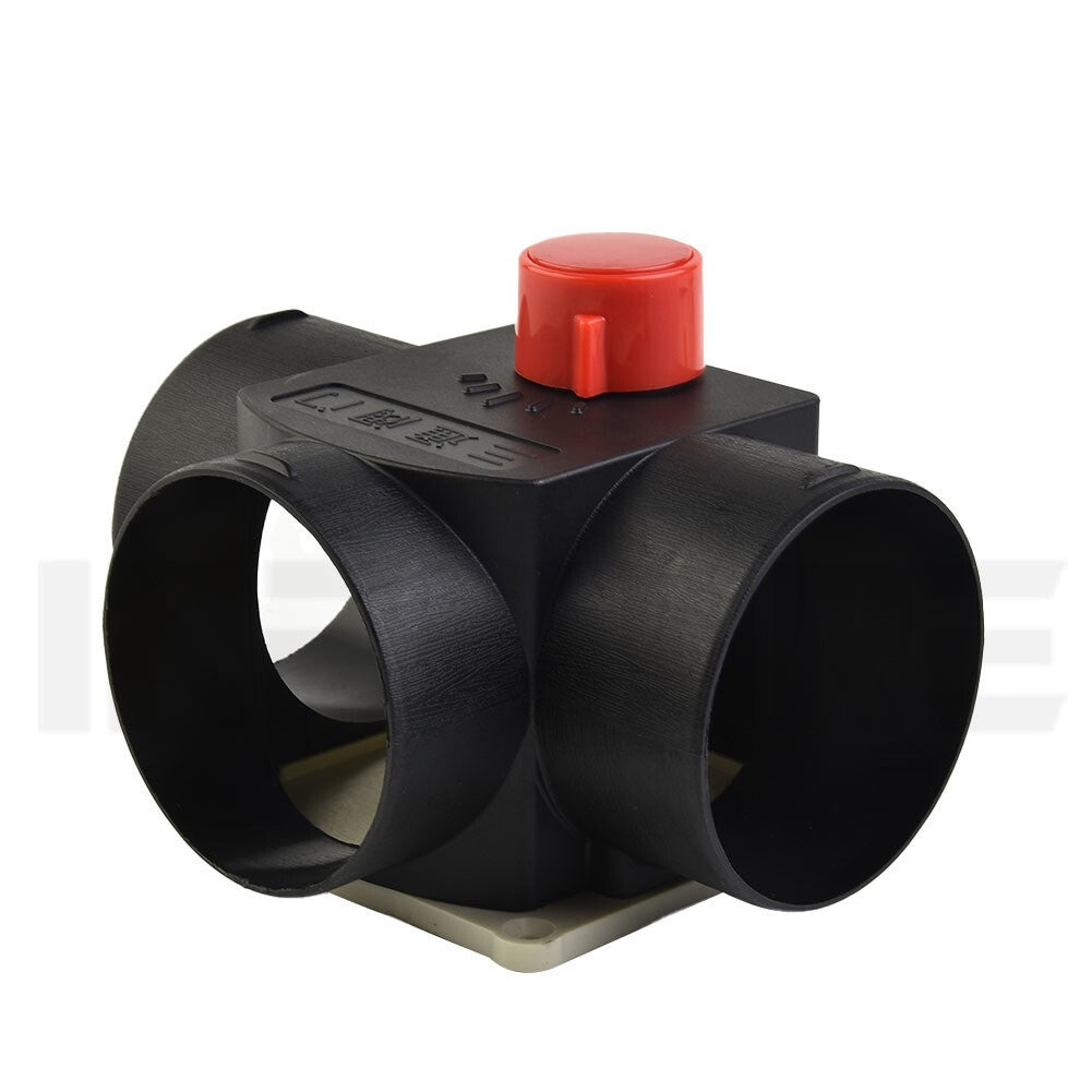 75mm T Branch Ducting Splitter w/ Regulating Flap Valve For Eberspacher Webasto