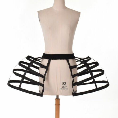 Cage Hoop Skirt Petticoat Dress Pannier Bustle for Costume Stage Performance