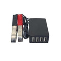 DC Converter with Battery Clip 12v-24v to 5V USB QC3.0 Fast Charger Durable