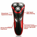 ELECTRIC SHAVER WET DRY ROTARY SHAVING RAZOR WITH POP-UP TRIMMER MENS UK