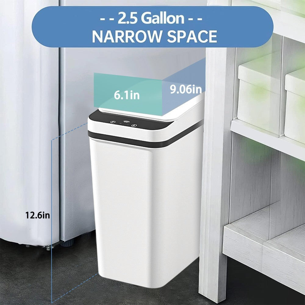 Motion Sensor Waste Bin Rubbish Kitchen Trashcan 12L Automatic Trash Can Smart