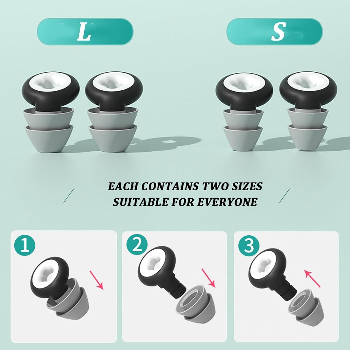 Earship Ear Plugs Snoring, Snoresilence Sleep Plugs