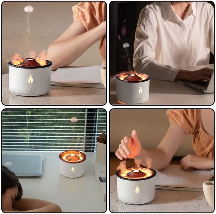 360ML Electric Air Diffuser Aroma Oil Humidifier LED Light Home Relaxing Defuser