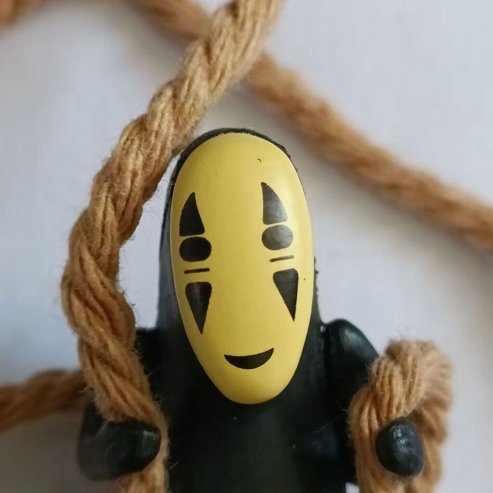 No Face Man Car Pendant Small Cute Spirited Away Anime Hanging Ornament Toy Gift