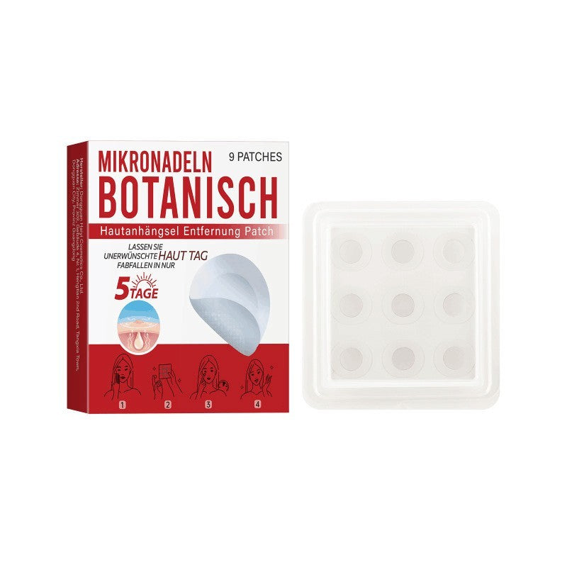 BOX MICRONEEDLE BOTANIC Skin Tag & Acne Patch 9 Pcs Skin Tag Remover Patches