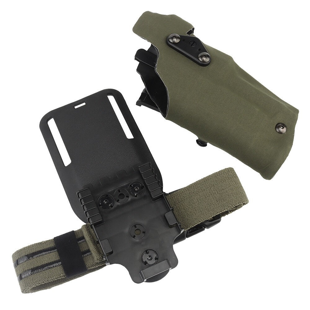 6354DO Tactical Pistol Holster for Glock 17 with X300/X300U Flashlight 54DO