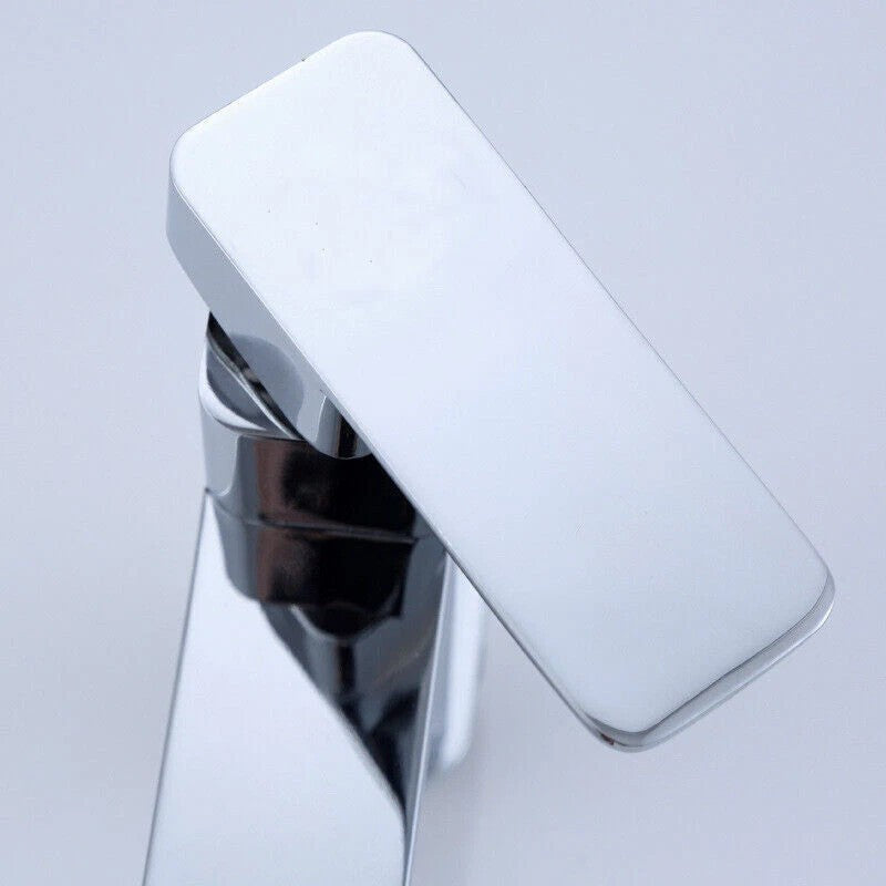 Bathroom Mixer Taps Basin Tap Chrome Wash Sink Mono Lever Modern High Quality