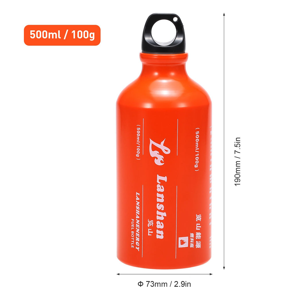 Outdoor Camping Multi Fuel Oil Stove with 500ml Gasoline Fuel Bottle