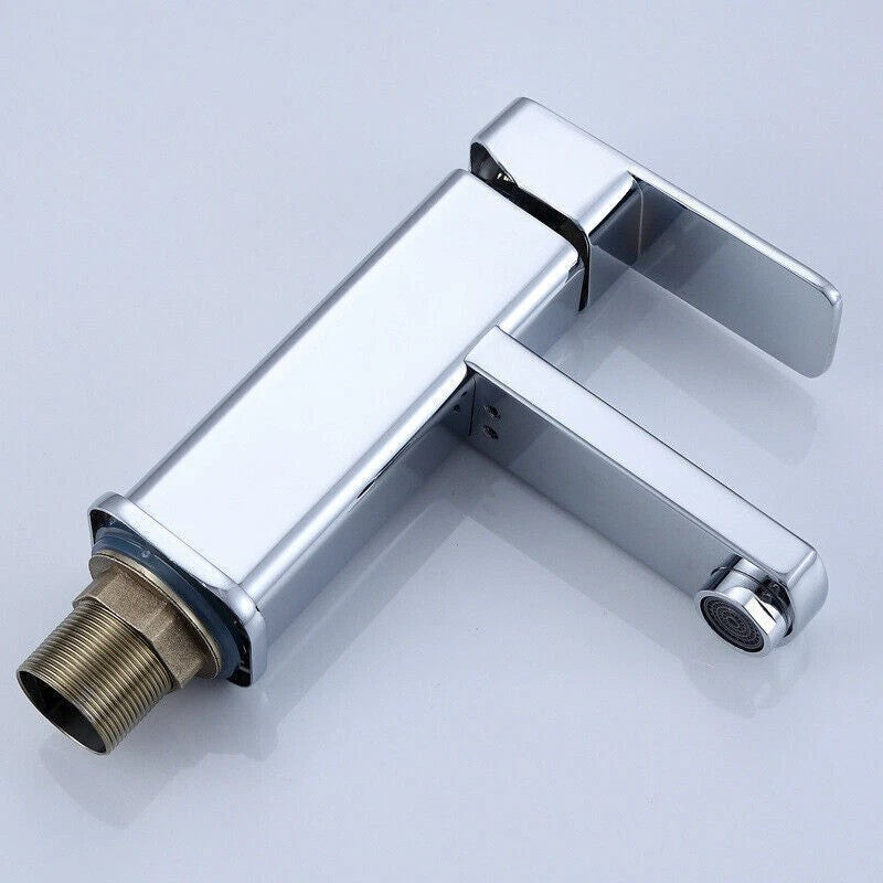 Bathroom Mixer Taps Basin Tap Chrome Wash Sink Mono Lever Modern High Quality UK
