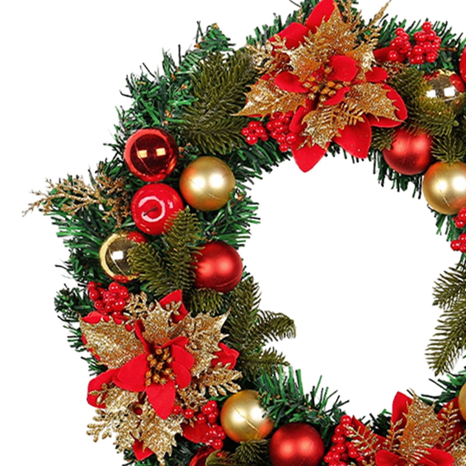 Christmas Wreath Christmas Decoration Hanging Larege Artificial Winter Holiday