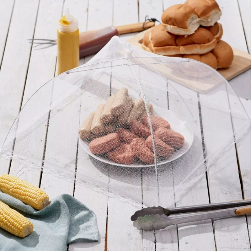 Collapsible Food Covers Nets Mesh Insect Fly Protector Kitchen Outdoor BBQ