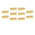 12 Pieces 1/12 Mini Golden Brick Miniature Fake Gold Bar Sand