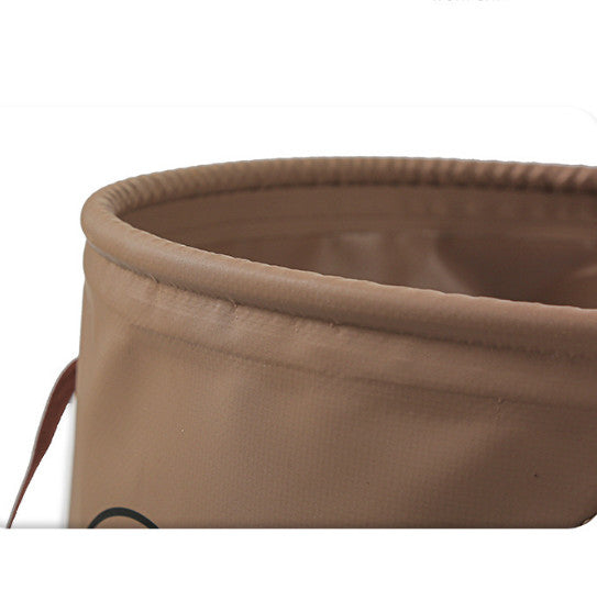 2x Foldable Bucket Water Storage Container Leakproof Multipurpose Outdoor Camp