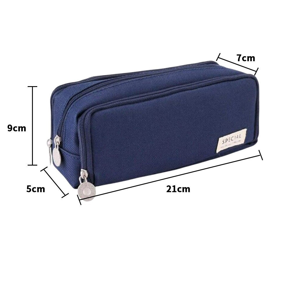Pencil Case for Girls Boys Large Pencil Cases Big Capacity with 3 Compartments